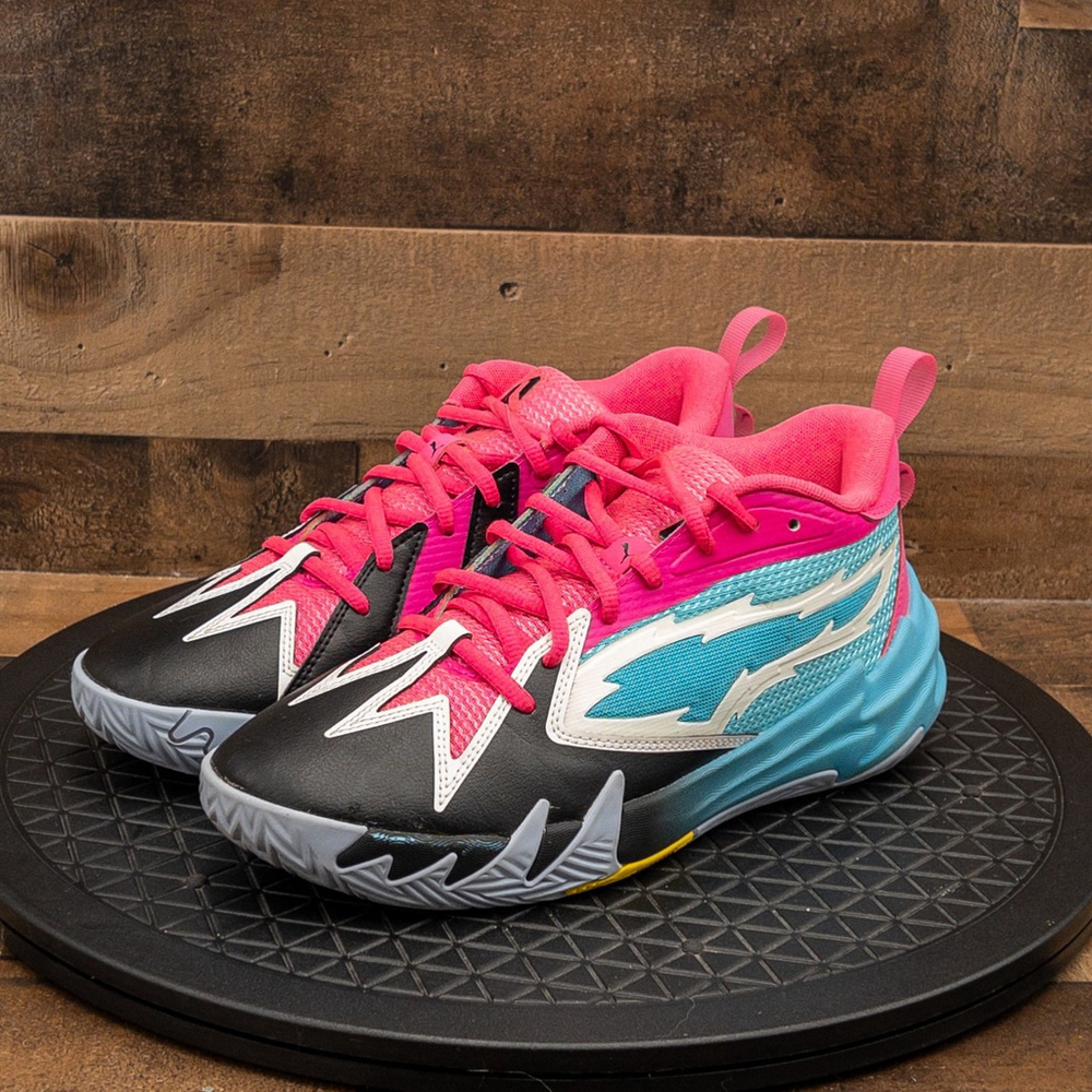 PUMA SCOOT ZEROS NORTHERN LIGHTS KIDS ATHLETIC SHOES BASKETBALL GYM SIZE 6.5